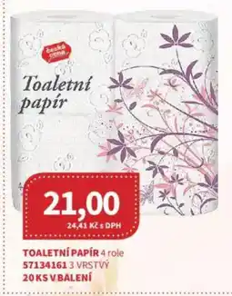 Kubík potraviny Toaletní papír nabídka