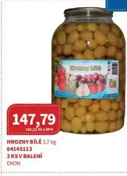 Kubík potraviny Hrozny bílé nabídka