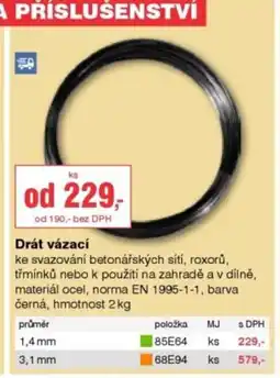 DEK Drát vázací nabídka
