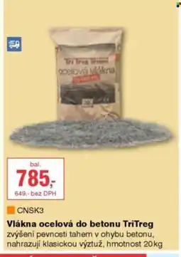 DEK Vlákna ocelová do betonu TriTreg nabídka