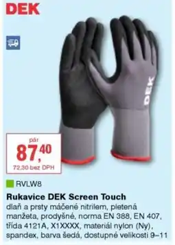 DEK Rukavice DEK Screen Touch nabídka