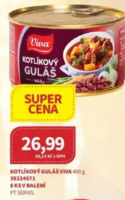 Kubík potraviny Kotlíkový guláš viva nabídka