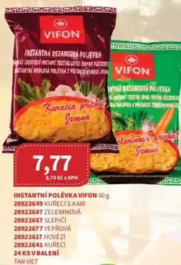 Kubík potraviny Instantní polévka vifon nabídka
