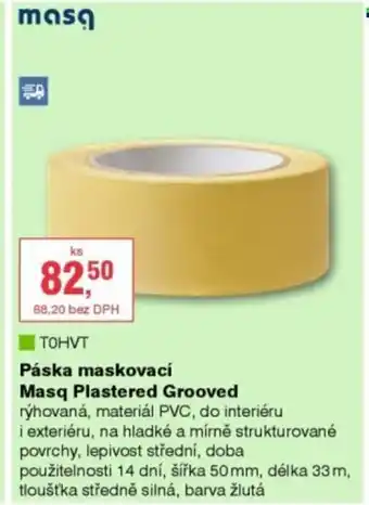 DEK Páska maskovací Masq Plastered Grooved nabídka