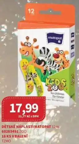 Kubík potraviny Dětské náplasti matopat nabídka