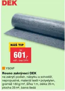 DEK Rouno zakrývací DEK nabídka