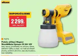 DEK Pistole stříkací Wagner Wood&Metal Sprayer W 250 18V nabídka