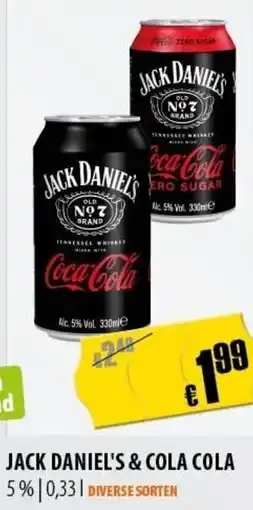 FreeOneShop Jack daniel's & cola cola nabídka
