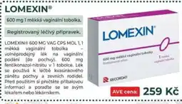 Lékárna AVE LOMEXIN nabídka