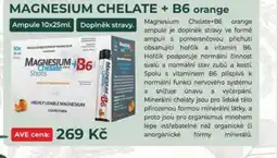 Lékárna AVE Magnesium Chelate + B6 orange nabídka
