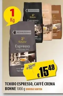FreeOneShop Tchibo espresso, caffé crema bohne nabídka