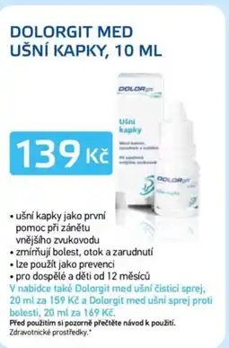 Lékárna AGEL Dolorgit med ušní kapky nabídka