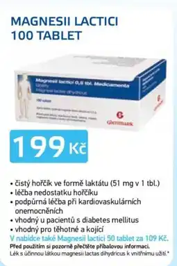Lékárna AGEL Magnesii lactici nabídka