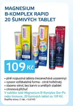 Lékárna AGEL Magnesium B-komplex rapid nabídka