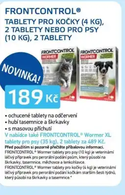 Lékárna AGEL FRONTCONTROL® Tablety pro kočky nabídka