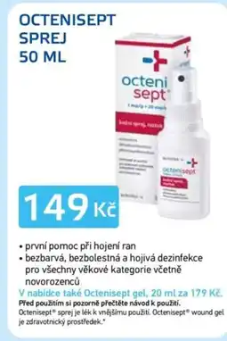 Lékárna AGEL Octenisept sprej nabídka