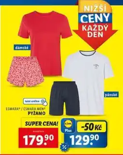 Lidl ESMARA / ESMARA MEN PYŽAMO nabídka