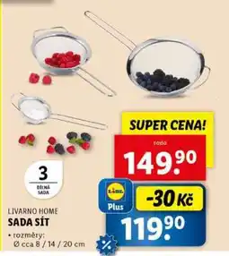 Lidl LIVARNO HOME SADA SÍT nabídka