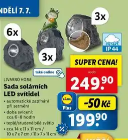 Lidl LIVARNO HOME Sada solárních LED svítidel nabídka