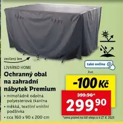 Lidl LIVARNO HOME Ochranný obal na zahradní nábytek Premium nabídka