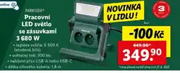 Lidl PARKSIDE Pracovní LED světlo se zásuvkami 3 680 W nabídka