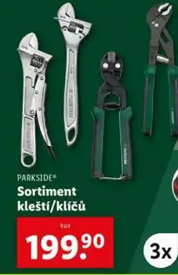 Lidl PARKSIDE Sortiment kleští/klíčů nabídka
