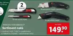 Lidl PARKSIDE PERFORMANCE Sortiment nožů nabídka