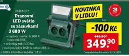 Lidl PARKSIDE Pracovní LED světlo se zásuvkami 3 680 W nabídka