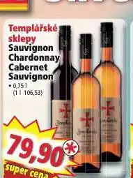 Norma Templářské sklepy chardonnay nabídka