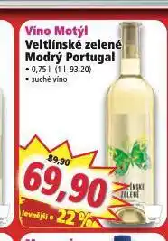 Norma Víno motýl veltlínské zelené nabídka