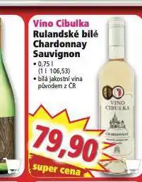 Norma Víno cibulka chardonnay nabídka