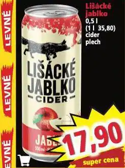 Norma Lišácké jablko cider nabídka
