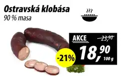ZEMAN Ostravská klobása nabídka