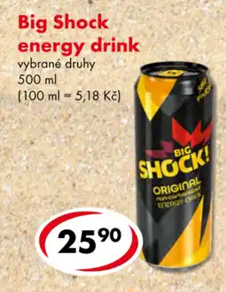 CBA Big Shock energy drink nabídka