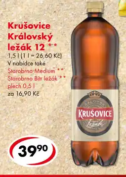 CBA Krušovice Královský ležák 12 nabídka