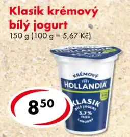 CBA HOLLANDIA Klasik krémový bílý jogurt nabídka
