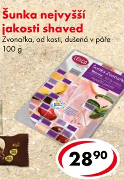 CBA Šunka nejvyšší jakosti shaved nabídka