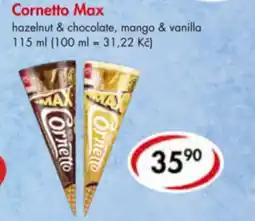 CBA Cornetto Max nabídka