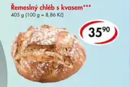 CBA Řemeslný chléb s kvasem nabídka