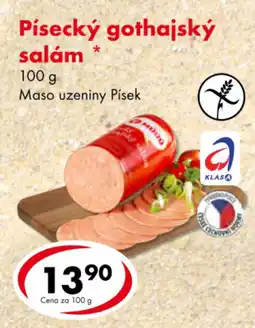 CBA Písecký gothajský Turistický salám nabídka