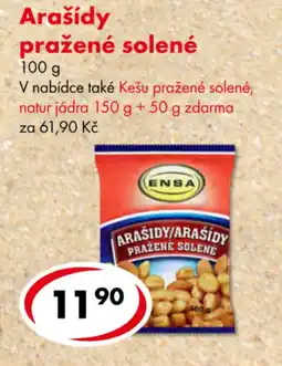 CBA Arašídy pražené solené nabídka