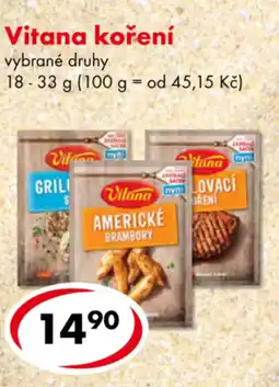CBA Vitana koření nabídka