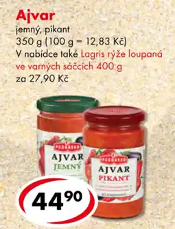 CBA Ajvar nabídka