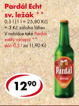 CBA Pardál Echt sv. ležák nabídka