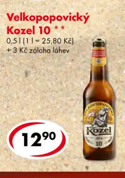 CBA Velkopopovický Kozel 10 nabídka