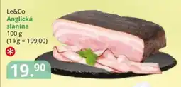 Potraviny CZ Le&Co Anglická slanina nabídka