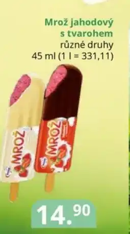 Potraviny CZ Mrož jahodový s tvarohem nabídka