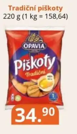 Potraviny CZ OPAVIA Tradiční piškoty nabídka