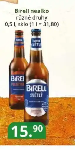 Potraviny CZ BIRELL nealko nabídka