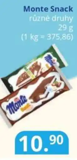Potraviny CZ Monte Snack nabídka